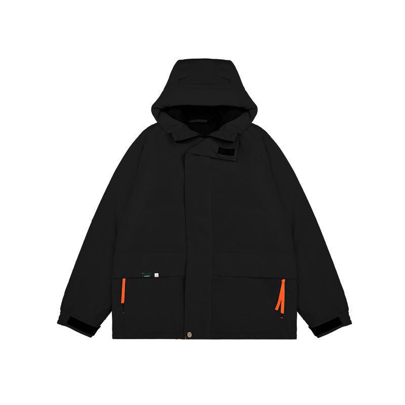 Traje de algodón con velcro, capucha y cortavientos de la marca American Street Tide