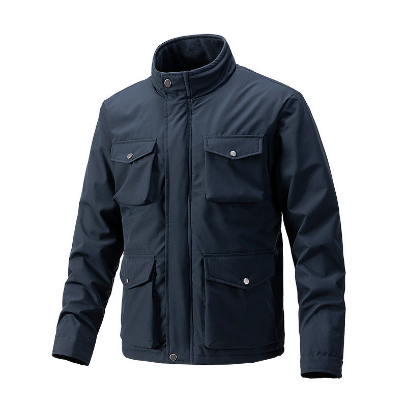 Chaqueta de negocios para el tiempo libre Ropa de trabajo para hombres Abrigo