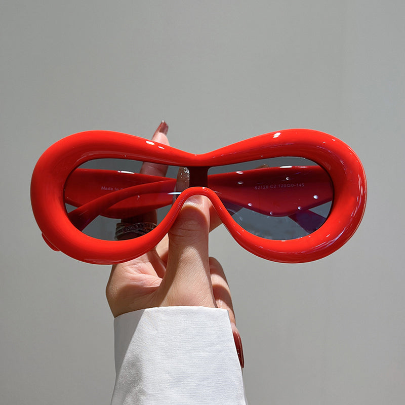 Gafas de sol ovaladas retro para hombres y mujeres