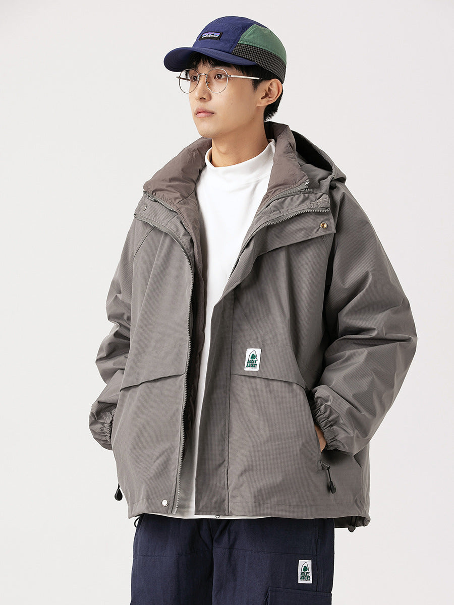 Chaqueta de exterior tres en uno para exteriores, unisex, gruesa y cálida