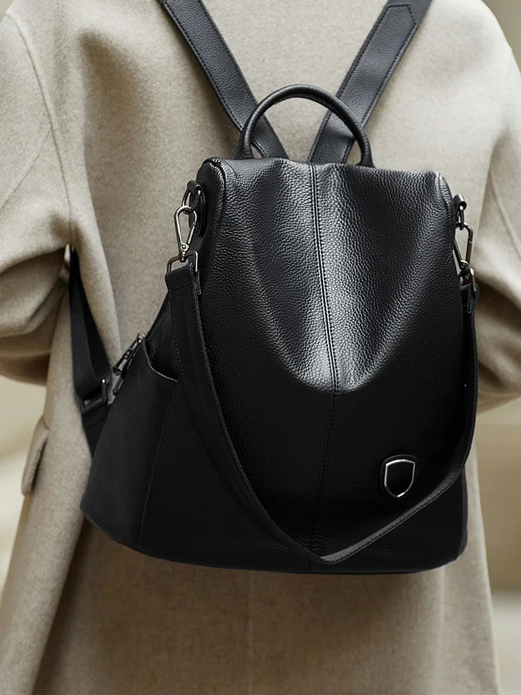 Damenrucksack aus echtem Leder