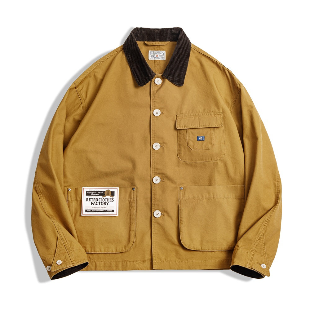 Retro Jagd Revers Jacke