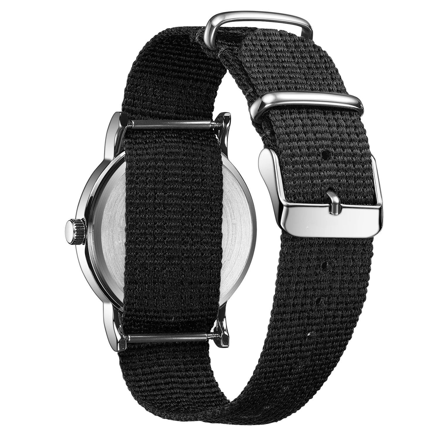 Unisex-Armbanduhr im Militär- und Sport-Stil mit Quarzuhrwerk, gut lesbarem Zifferblatt und Nylonarmband