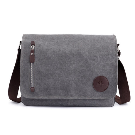 Retro Canvas Single Shoulder Men's Bag Business Carrying 14 Inch - Dazpy