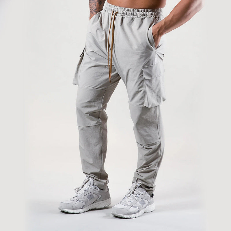 Overalls Hosen Dünne Elastische Leggings Lauf Training Jogginghose