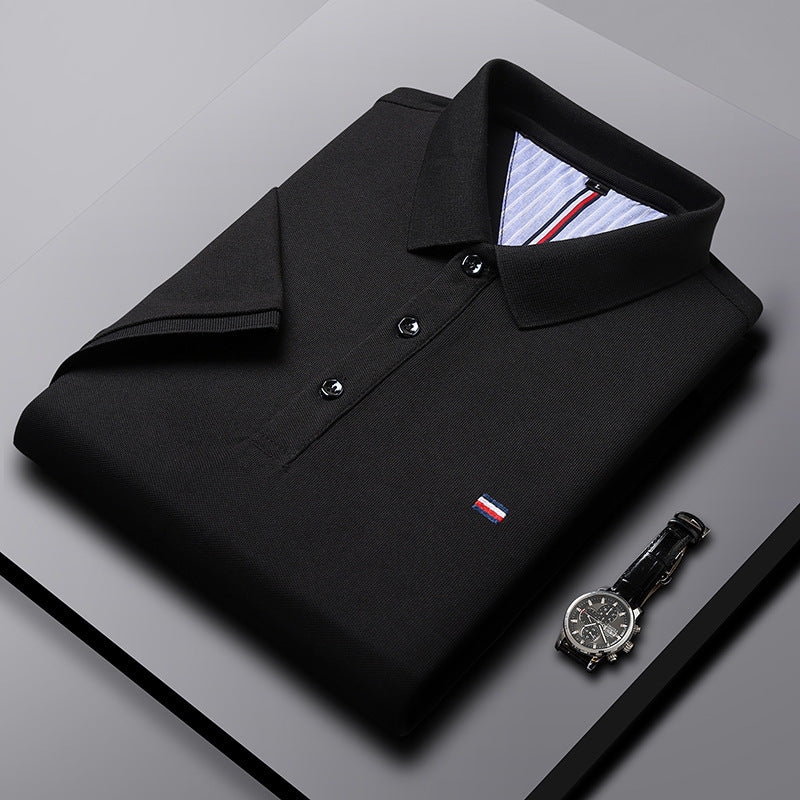 Camiseta tipo polo de verano para hombre, camiseta de manga corta con solapa, camiseta de verano moderna, ligera, informal, con cuello