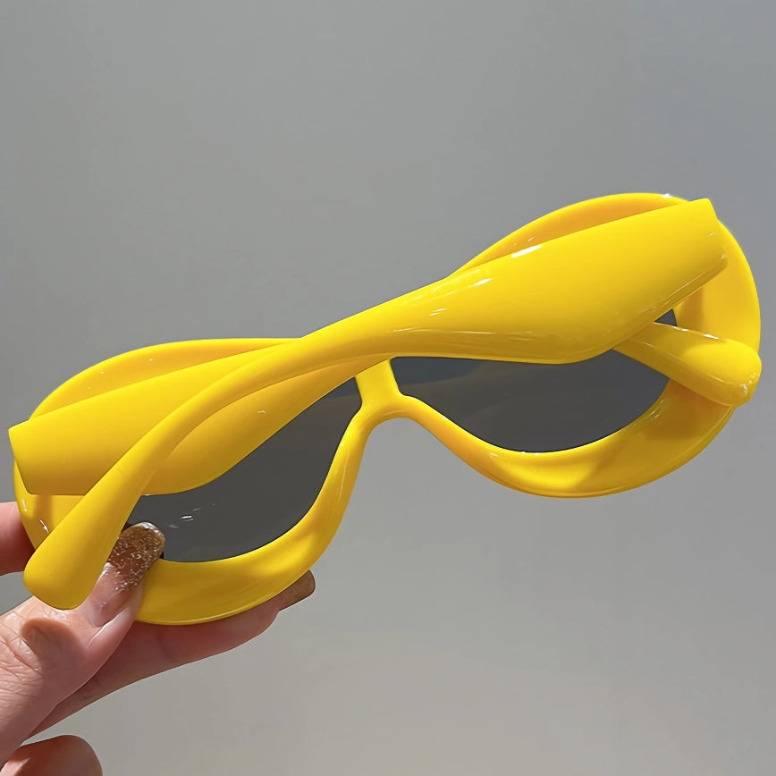 Gafas de sol ovaladas retro para hombres y mujeres