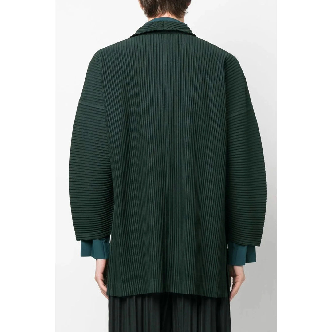 Lässiger Plissee-Blazer für Herren