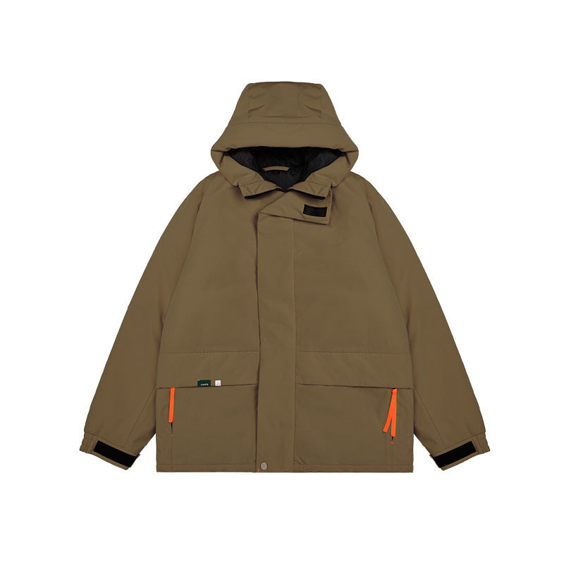 Traje de algodón con velcro, capucha y cortavientos de la marca American Street Tide