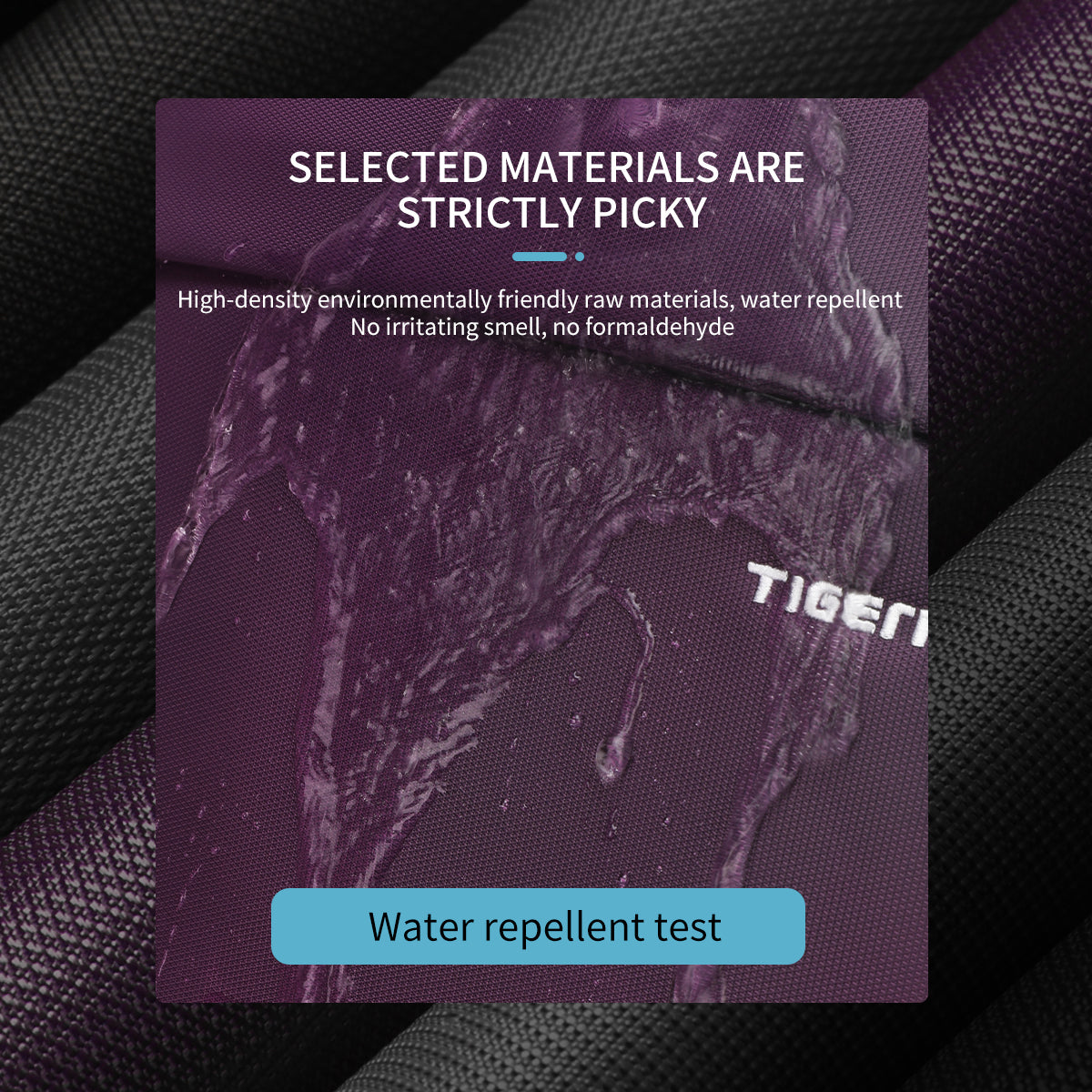 Wasserdichter Laptop-Rucksack 15,6 Zoll, Reisetasche mit großem Fassungsvermögen