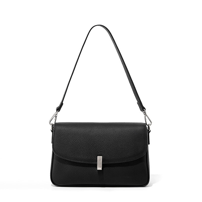 Bolso bandolera de piel auténtica de moda