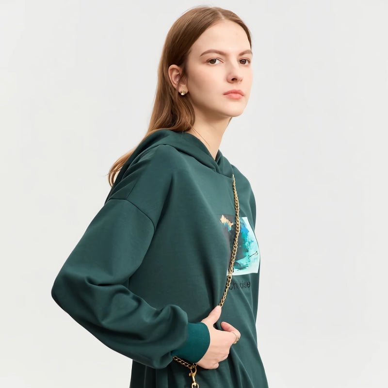 Lässiges Herbst-Kapuzenpullover