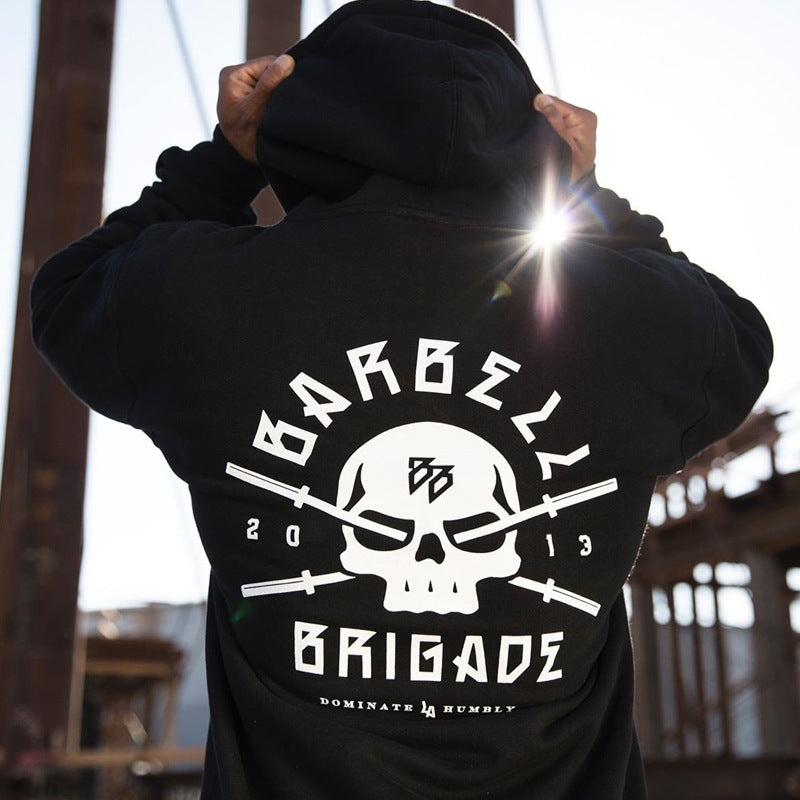 Leisure Running Exercise Long-sleeved Hooded Loose Sweater