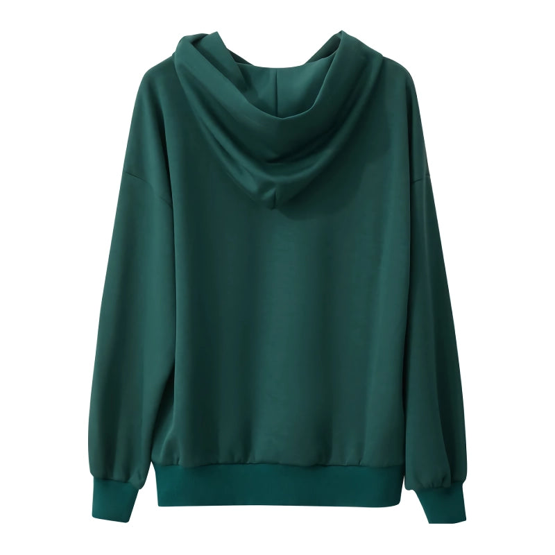 Lässiges Herbst-Kapuzenpullover