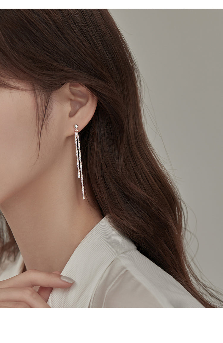 Fine Tassel Ear Wire Female Tide Niche - Dazpy