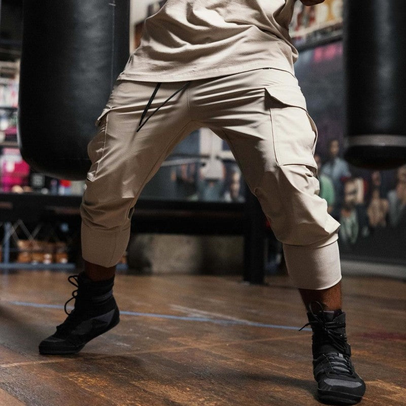 Große Größe Multi-Pocket Klimaanlage Hose Schnell trocknende Sporthose