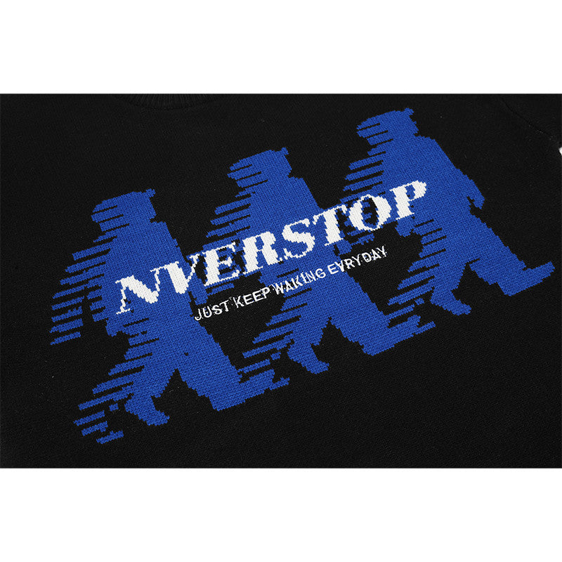 American Street Retro Crewneck Sweater