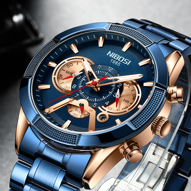 Luxuriöse Sport-Chronographen-Herrenuhr