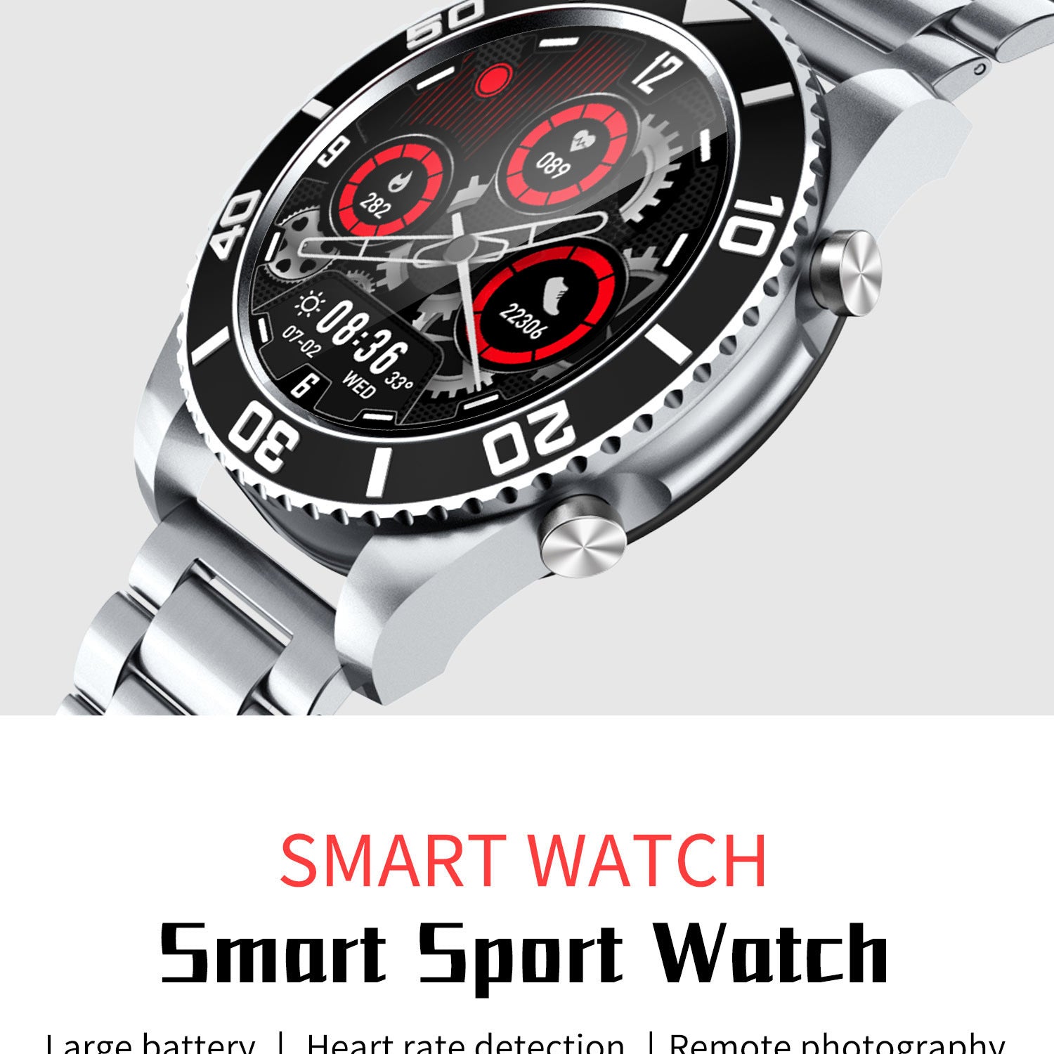 Call Heart Rate Blood Pressure Oxygen Sports Wearable Watch - Dazpy