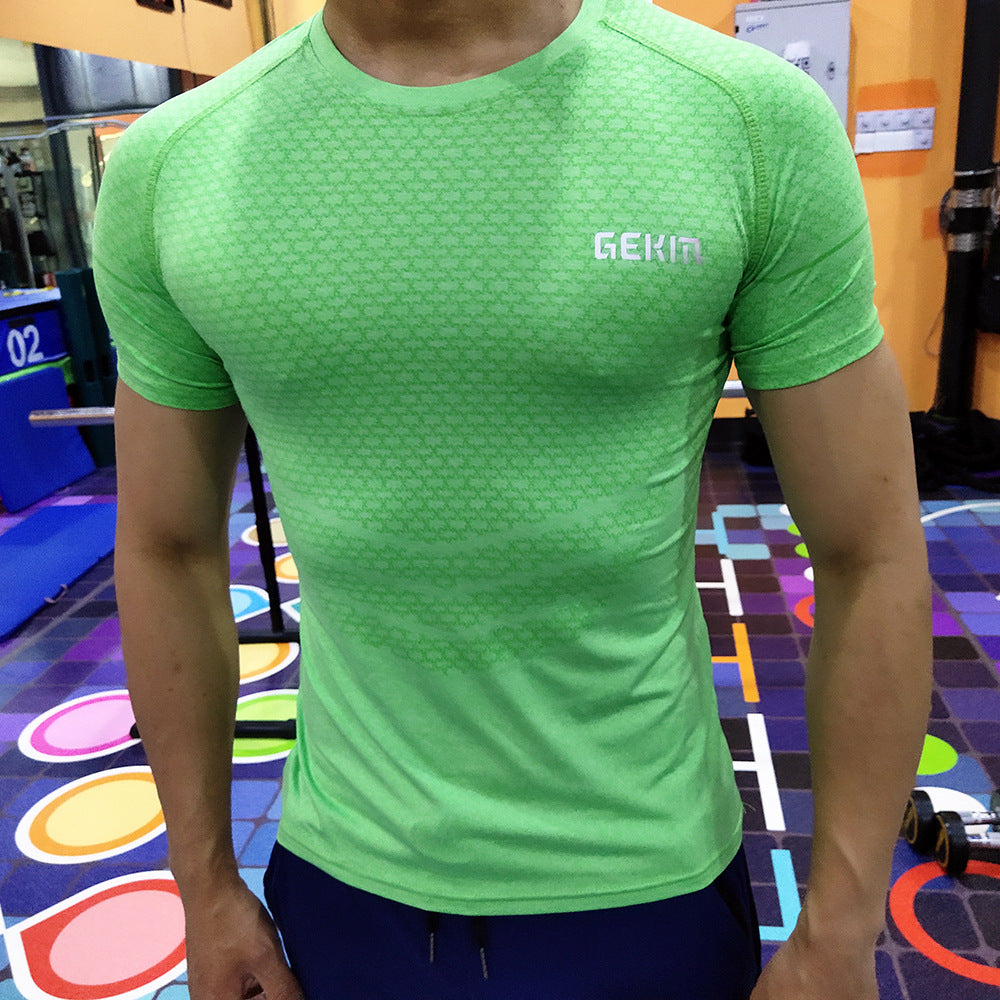 Elastisches Freizeit-Lauf-Trainings-T-Shirt für Herren