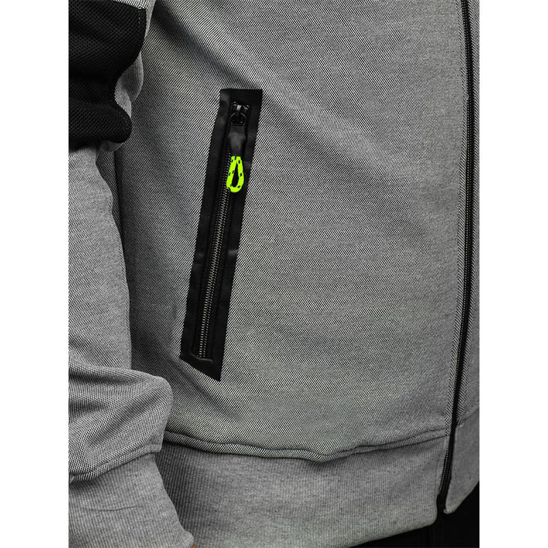 Men's Hooded Stitching Sweater Cardigan Jacket