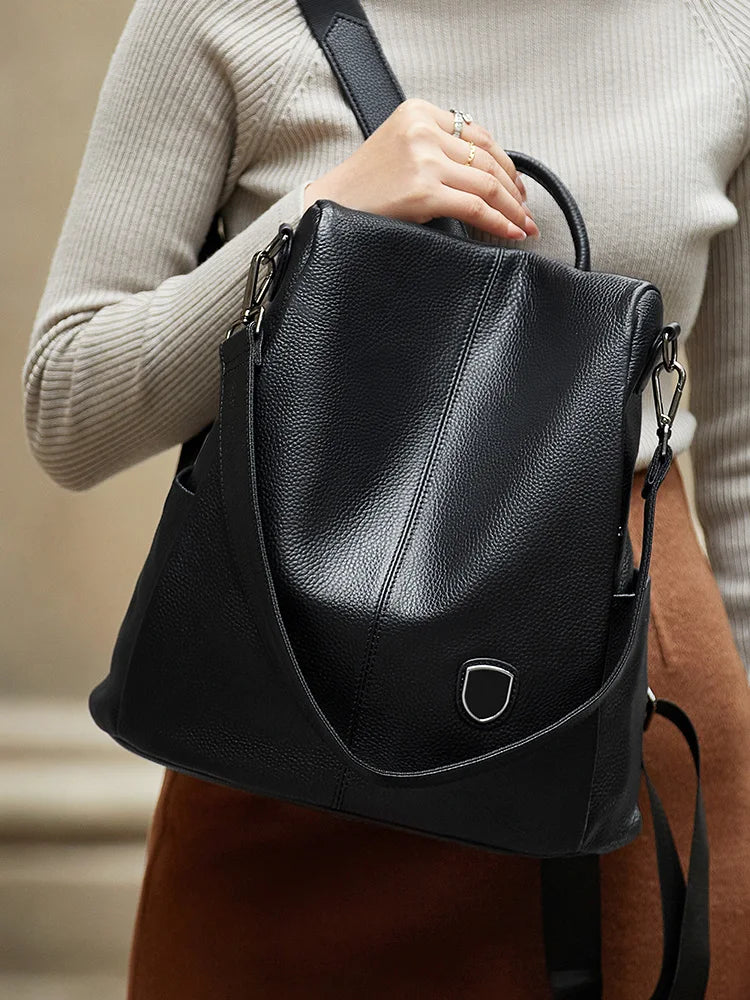 Damenrucksack aus echtem Leder