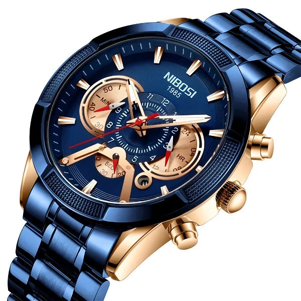 Luxuriöse Sport-Chronographen-Herrenuhr