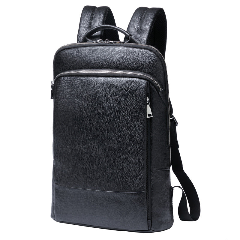 Genuine Leather Backpack For Men's Outdoor Leisure - Dazpy