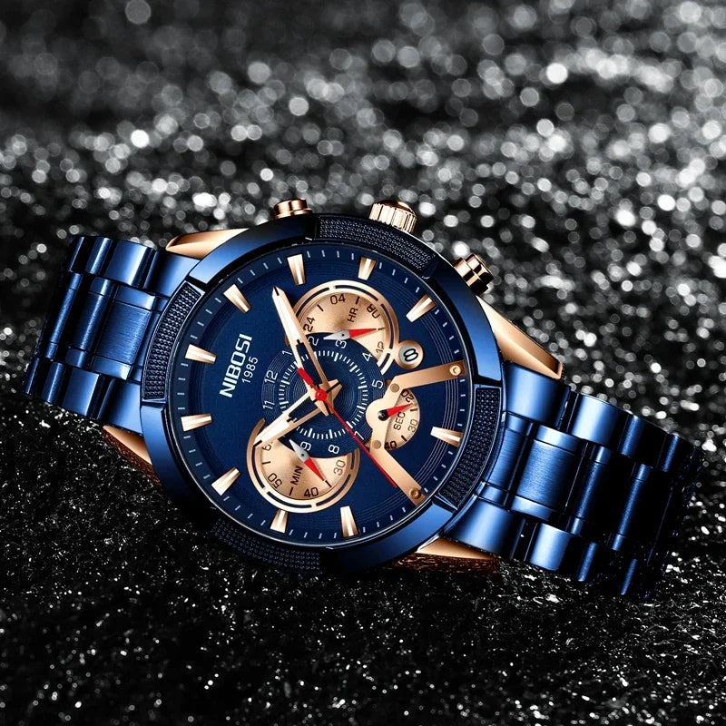Luxuriöse Sport-Chronographen-Herrenuhr