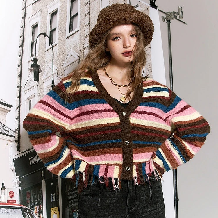 Y2K 2000er Retro Gyaru Pullover für Damen