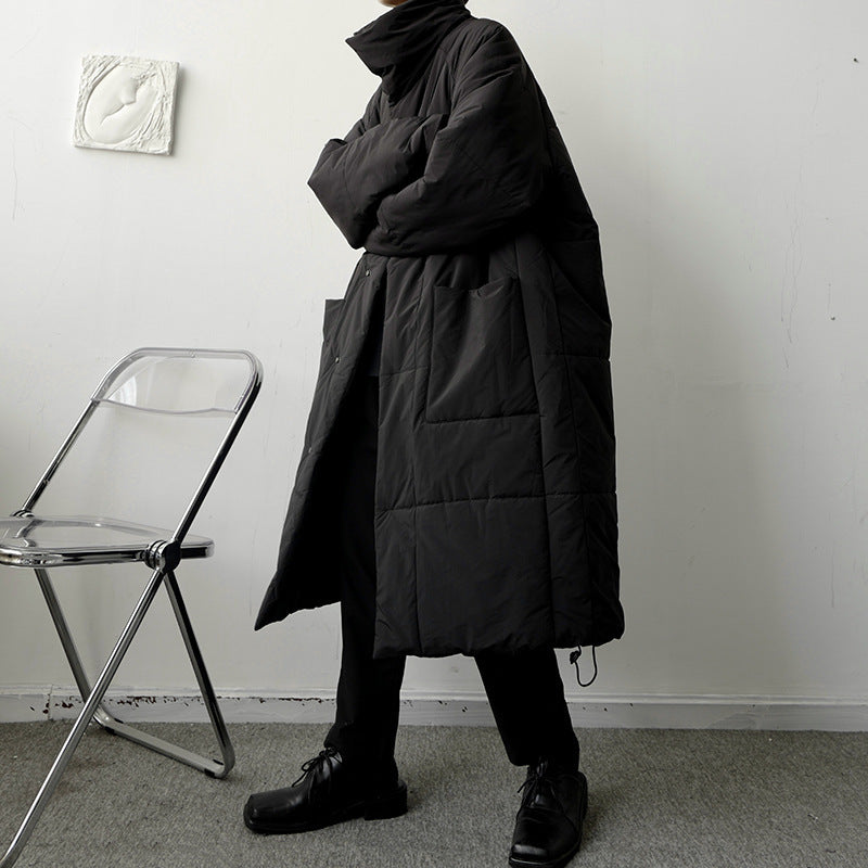 Knielanger Silhouette-Baumwollmantel