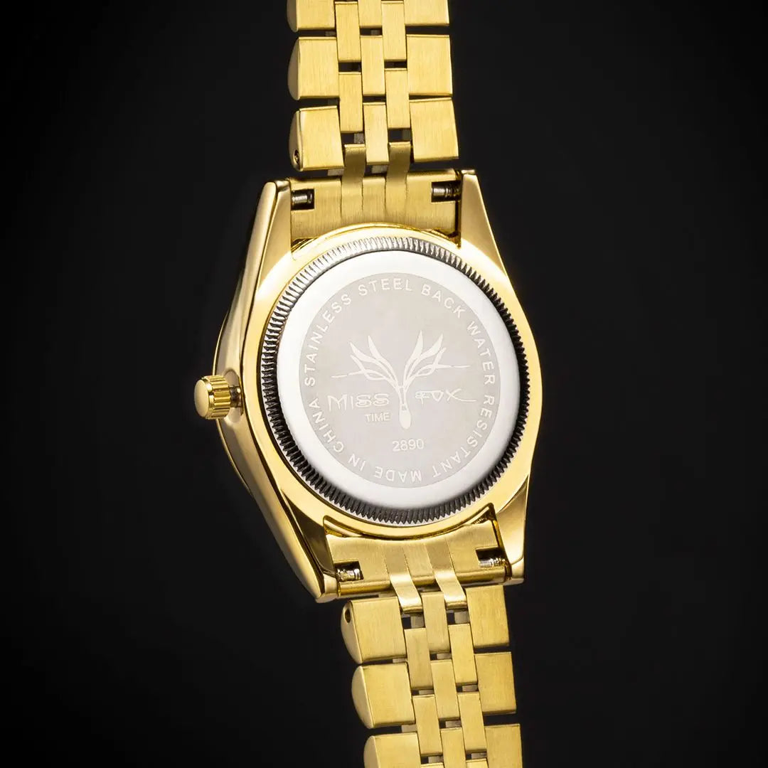 Reloj de oro de lujo para mujer