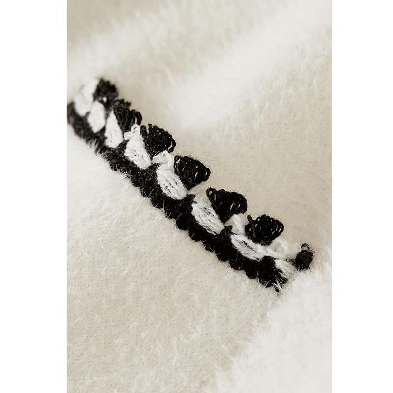 Cárdigan de punto elegante con cuello en V para mujer - Prendas de punto de manga larga para otoño e invierno