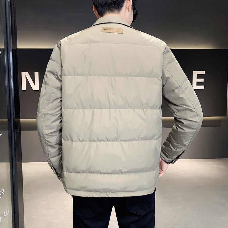 Lässige Cargohose für Herren, Modemarke, passendes Oberteil mit Polokragen