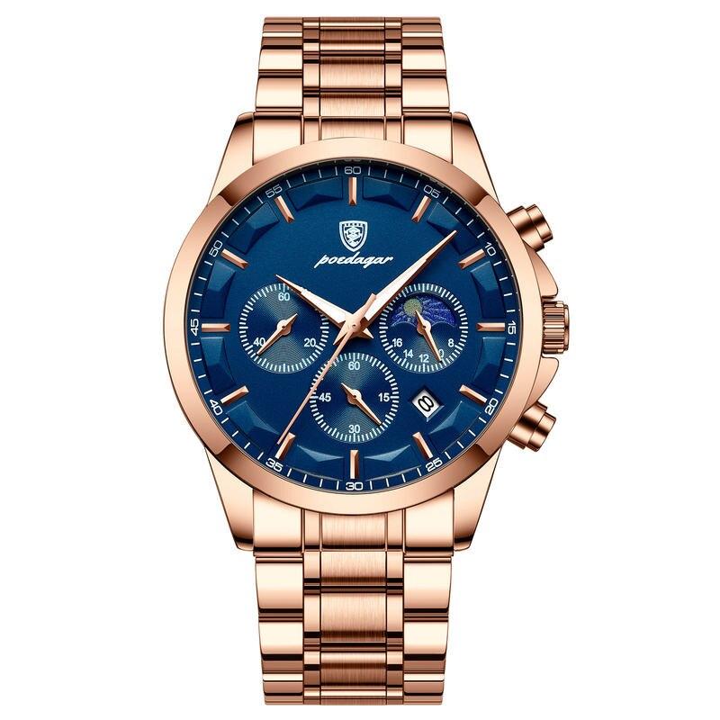Quarz-Chronograph-Sportuhr: Luxus, Stil, Funktionalität