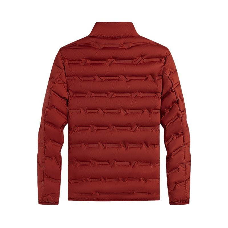 Warme Freizeit-Daunenjacke aus weißem Entendaunen für Herren aus Graphenmaterial