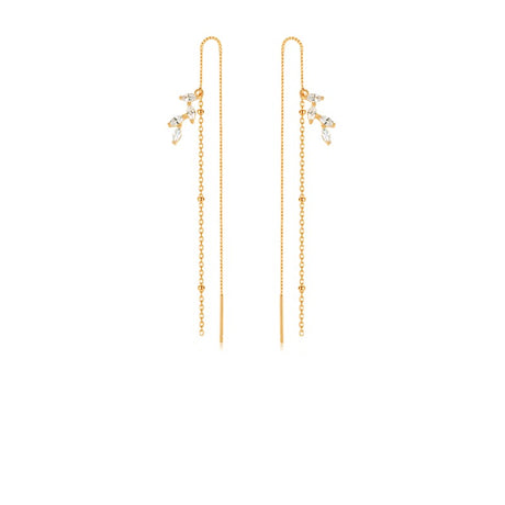 Long Tassel Earrings With Niche Design And Temperament In Sterling Silver For Women - Dazpy