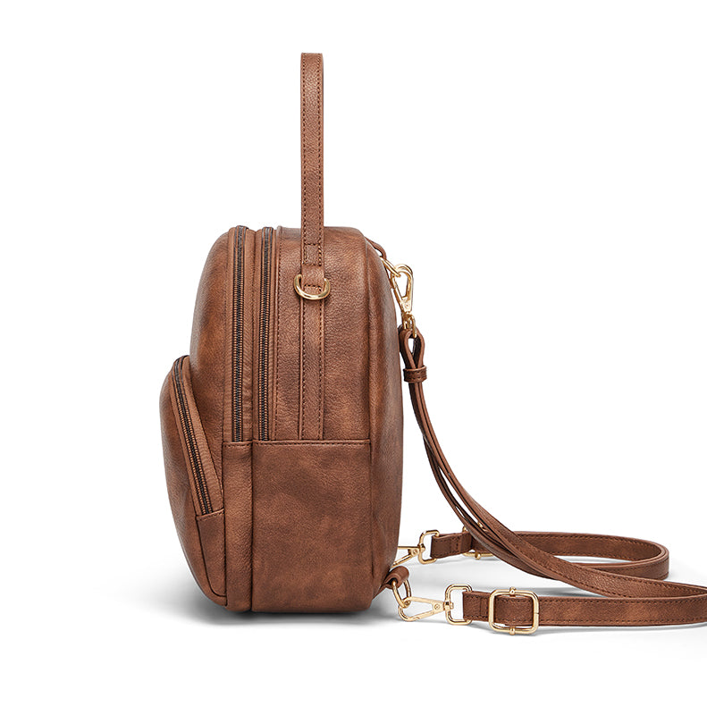Mochila de cuero elegante para mujer: perfecta para la escuela, los viajes y el uso diario
