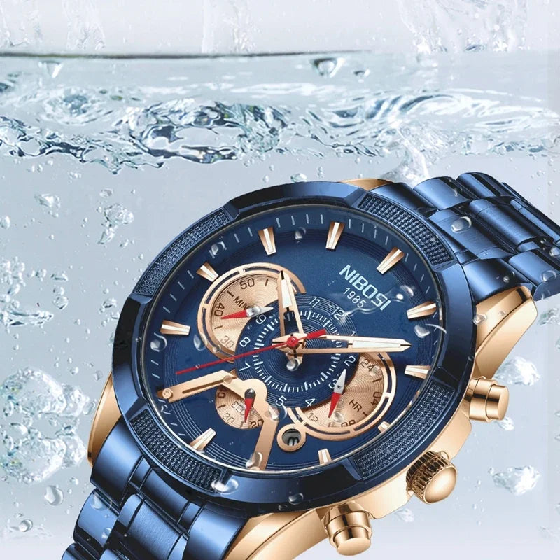 Luxuriöse Sport-Chronographen-Herrenuhr