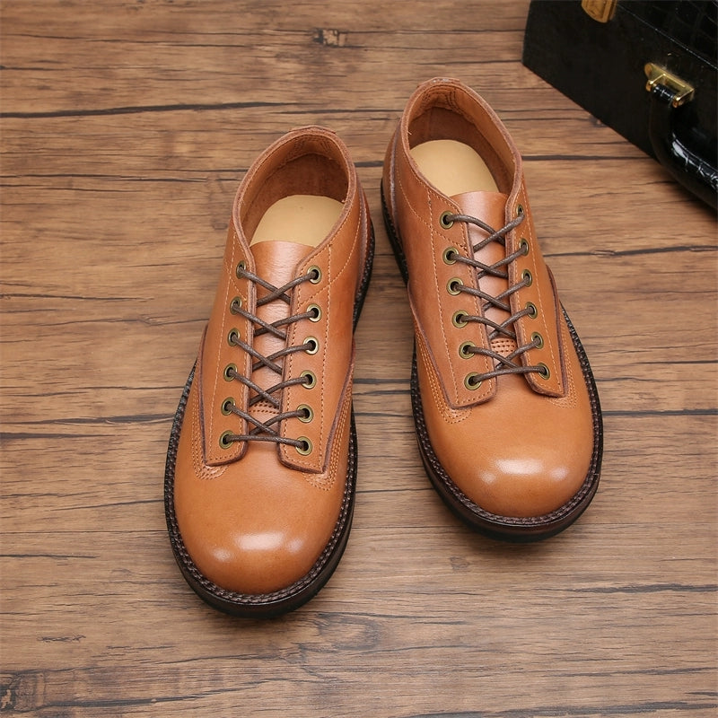 Mocasines de piel de vaca Goodyear hechos a mano