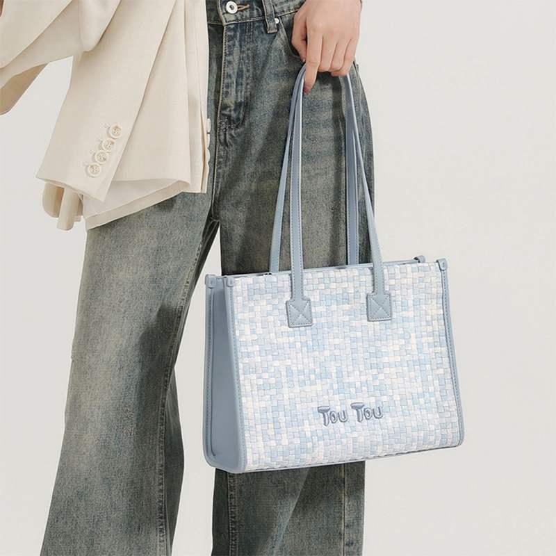 2024 Große Tragetasche mit Farbverlaufswebung für Damen