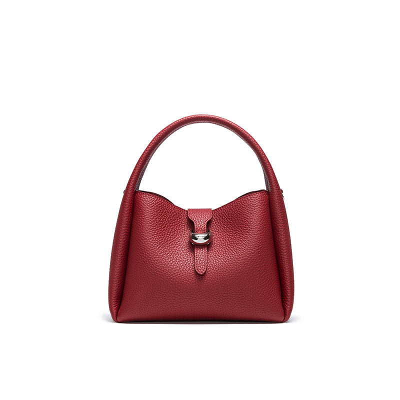 Bolso de hombro de cuero de lujo para mujer