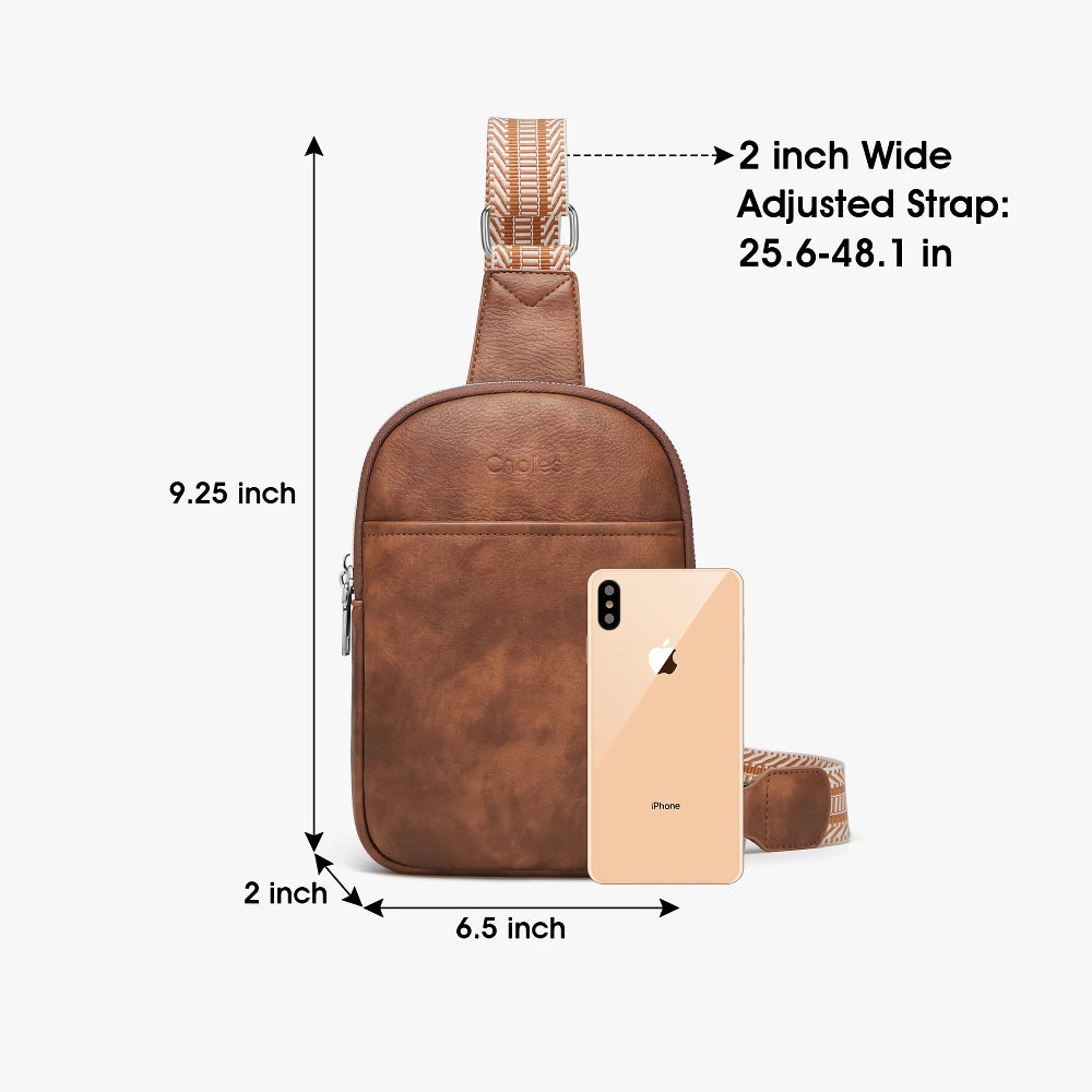 Bolso bandolera elegante y bolso de viaje