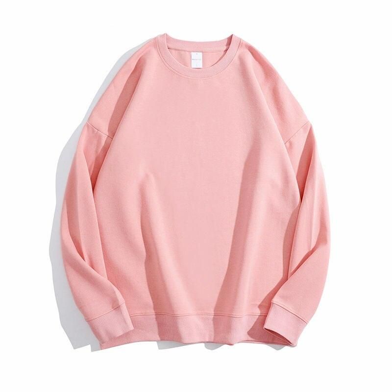 Lässiges Baumwoll-Sweatshirt mit Rundhalsausschnitt für Damen