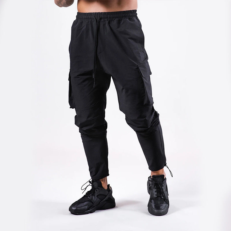 Overalls Hosen Dünne Elastische Leggings Lauf Training Jogginghose