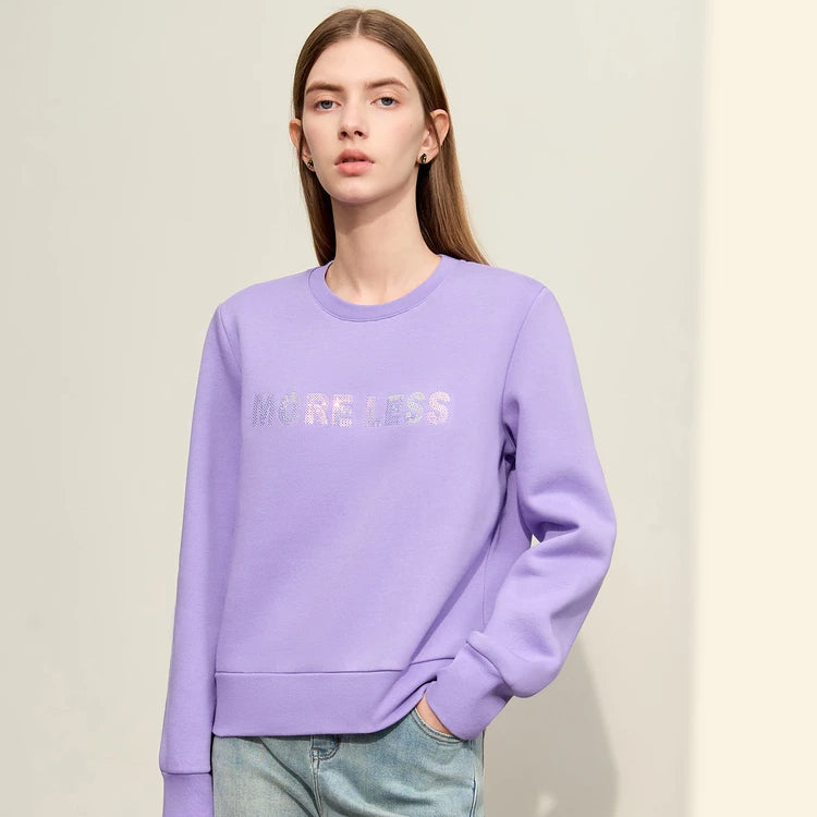 Minimalistische Herbst Hoodies für Damen