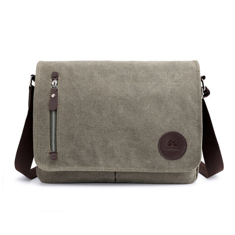 Retro Canvas Single Shoulder Men's Bag Business Carrying 14 Inch - Dazpy