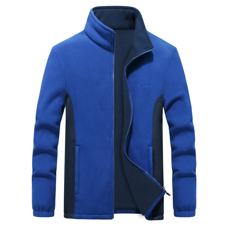 Chaqueta de hombre Chaqueta polar informal de otoño e invierno para hombre