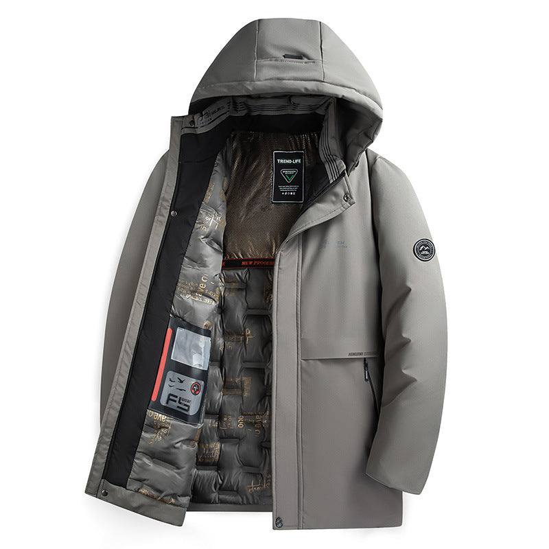 Chaqueta acolchada de algodón con grafeno para el tiempo libre y cálida para el invierno