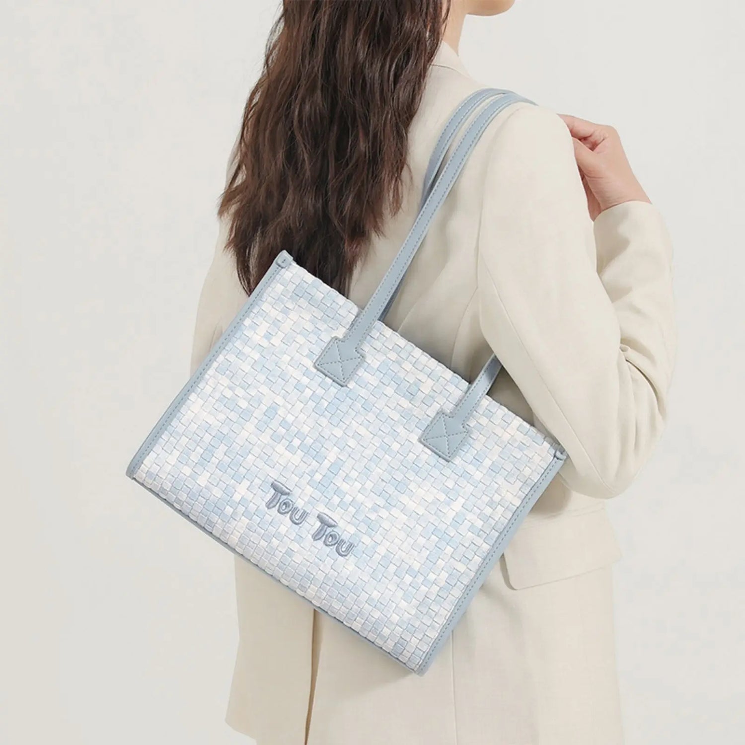 2024 Große Tragetasche mit Farbverlaufswebung für Damen